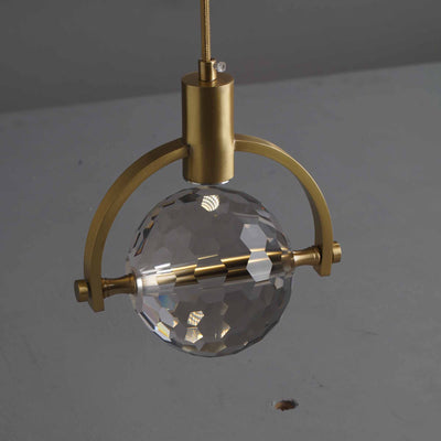 Modern crystal ball chandelier