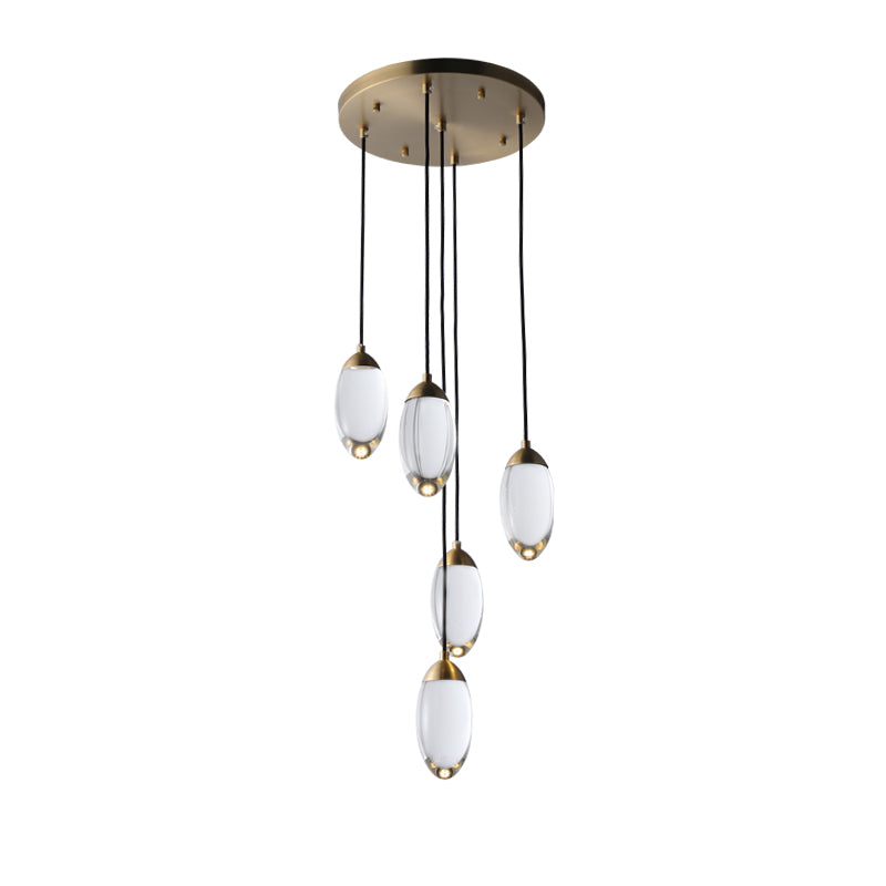 Water droplets chandelier