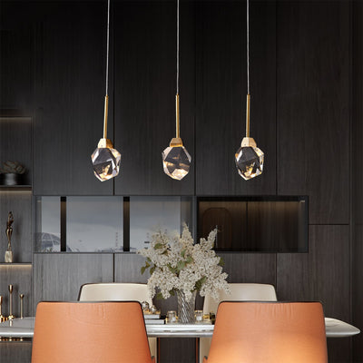 Rectangle Crystal Diamond Chandelier