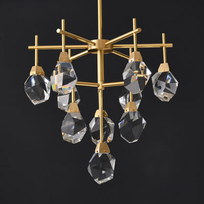 Clear Crystal Diamond Chandelier