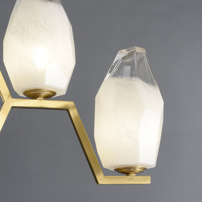 8 Lights Lily glass chandelier