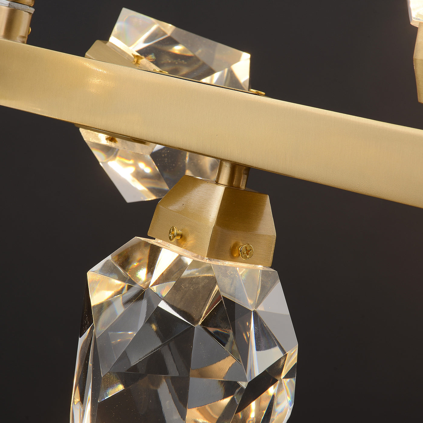 Rectangle Crystal Diamond Chandelier