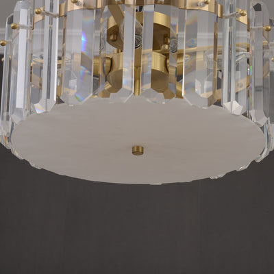 Contemporary Round Crystal Chandelier