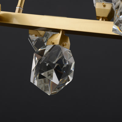 Rectangle Crystal Diamond Chandelier
