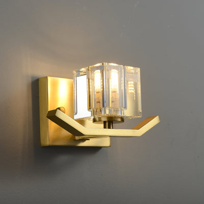 Ice Cubes Crystal Wall Sconce