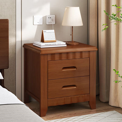 Solid wood bedside cabinet