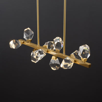 Rectangle Crystal Diamond Chandelier