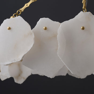 Marble Snowflake Chandelier