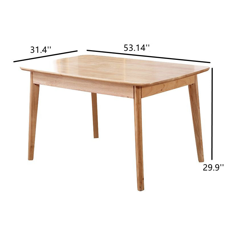 Rectangular table and chair combination