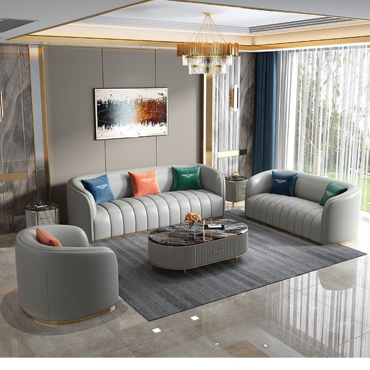 Modern light luxury sofa combination