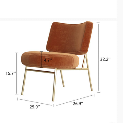 Velvet Accent Chair Modern Chair
