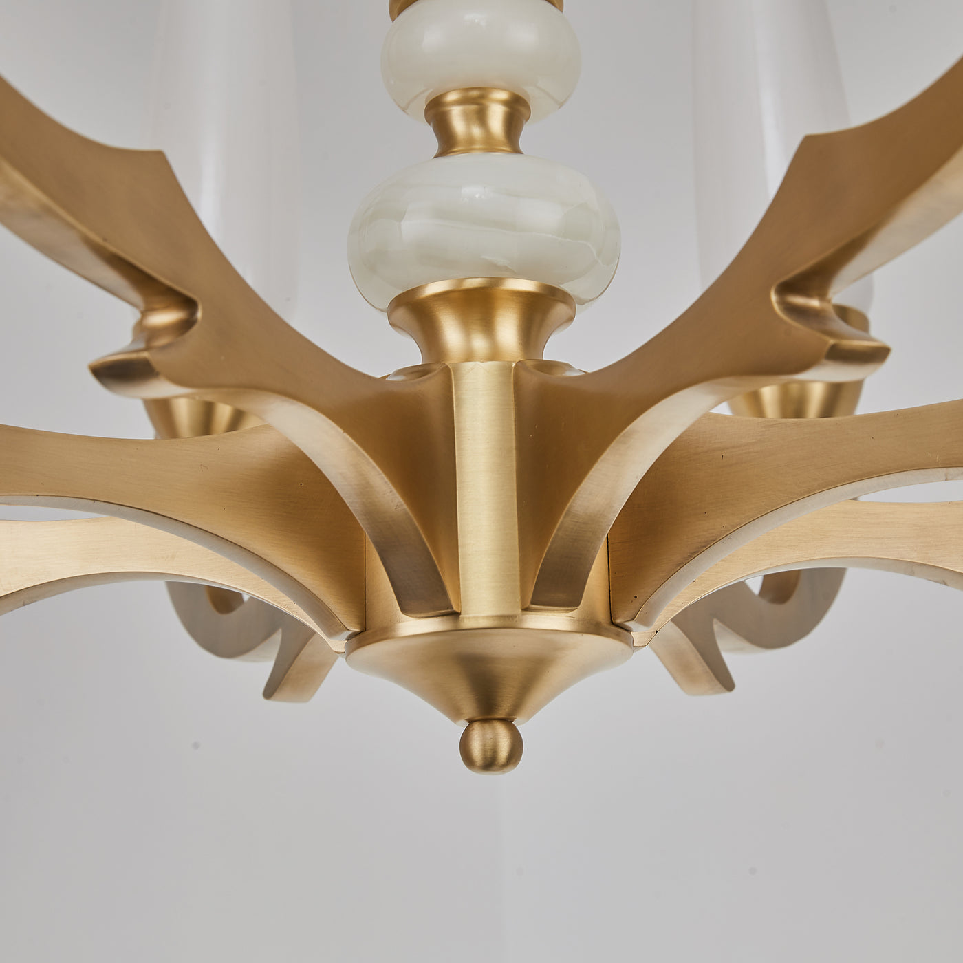 Creative double layer golden chandelier