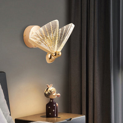 Gold Butterfly Wall Sconce