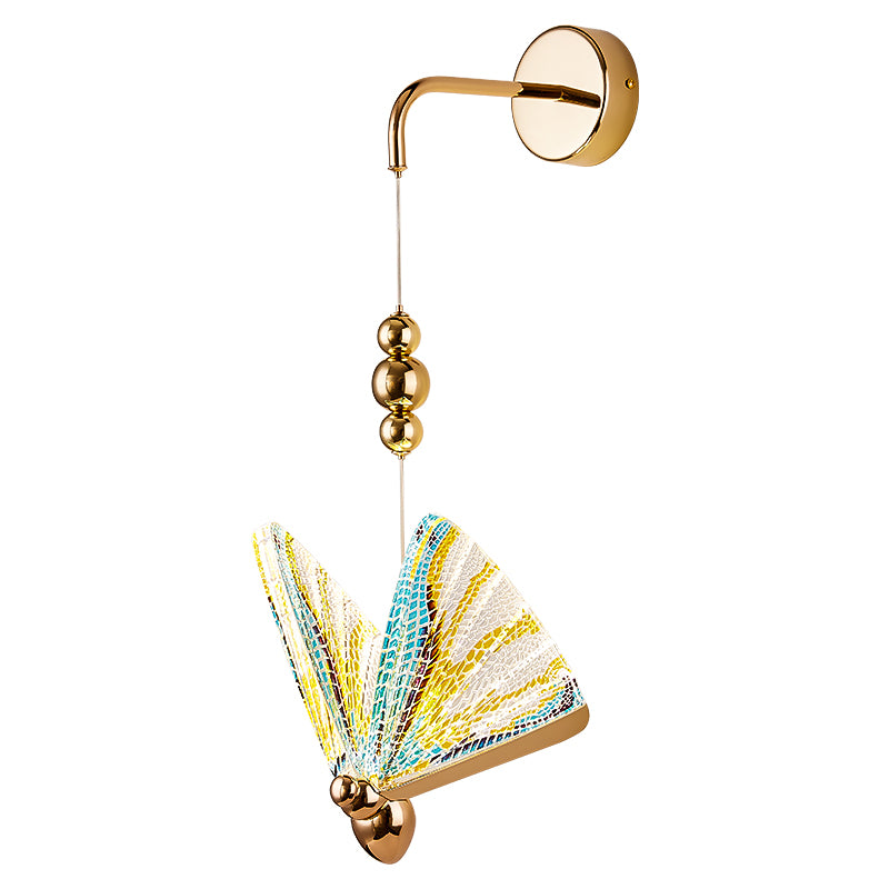 Colorful butterfly Wall Sconce