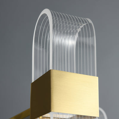 Gold Line Double Layer Mordern style Chandelier