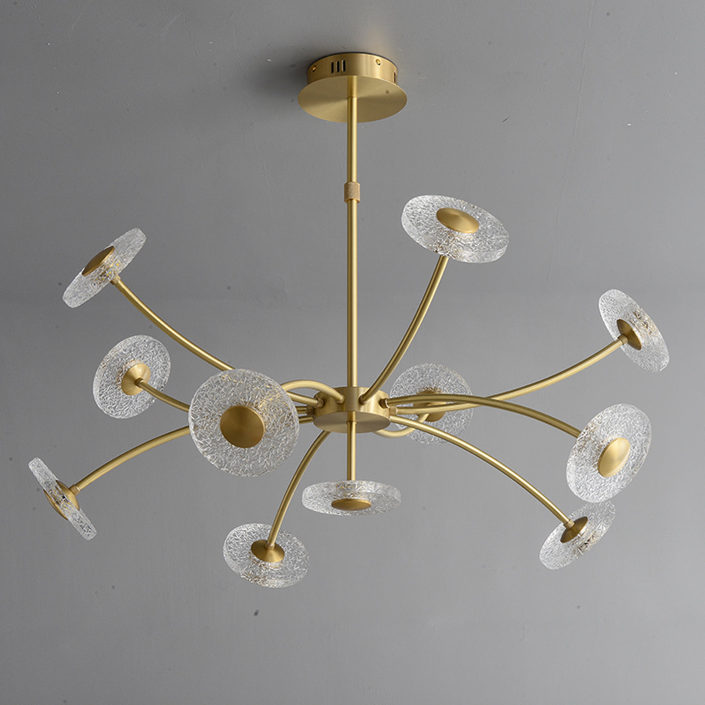 Creative disc chandelier