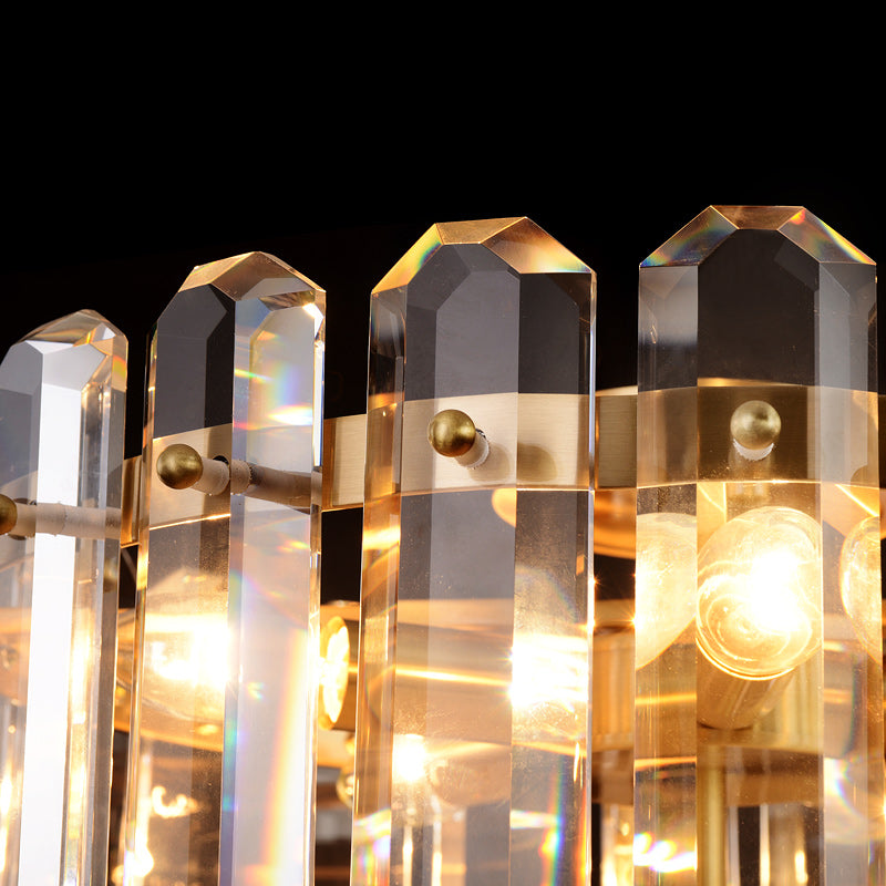 Contemporary Round Crystal Chandelier