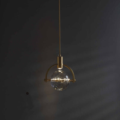 Modern crystal ball chandelier