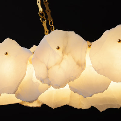 Marble Snowflake Chandelier