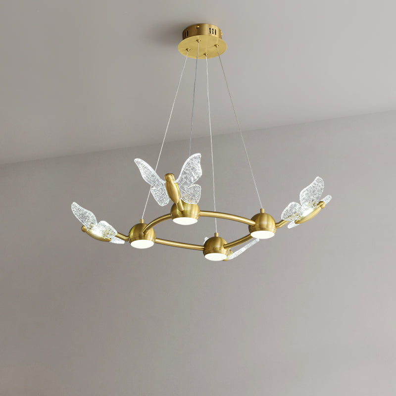 Modern Multi butterfly chandelier