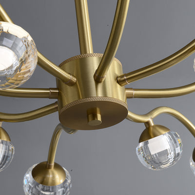 Multi ball chandelier