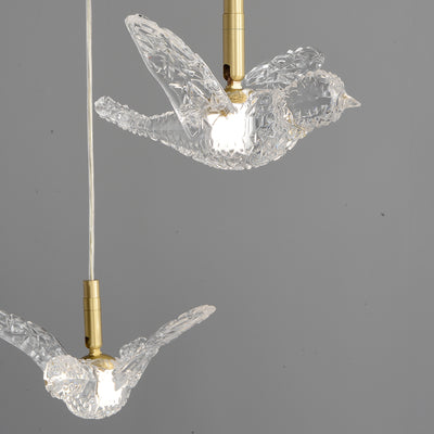 Creative bird chandelier
