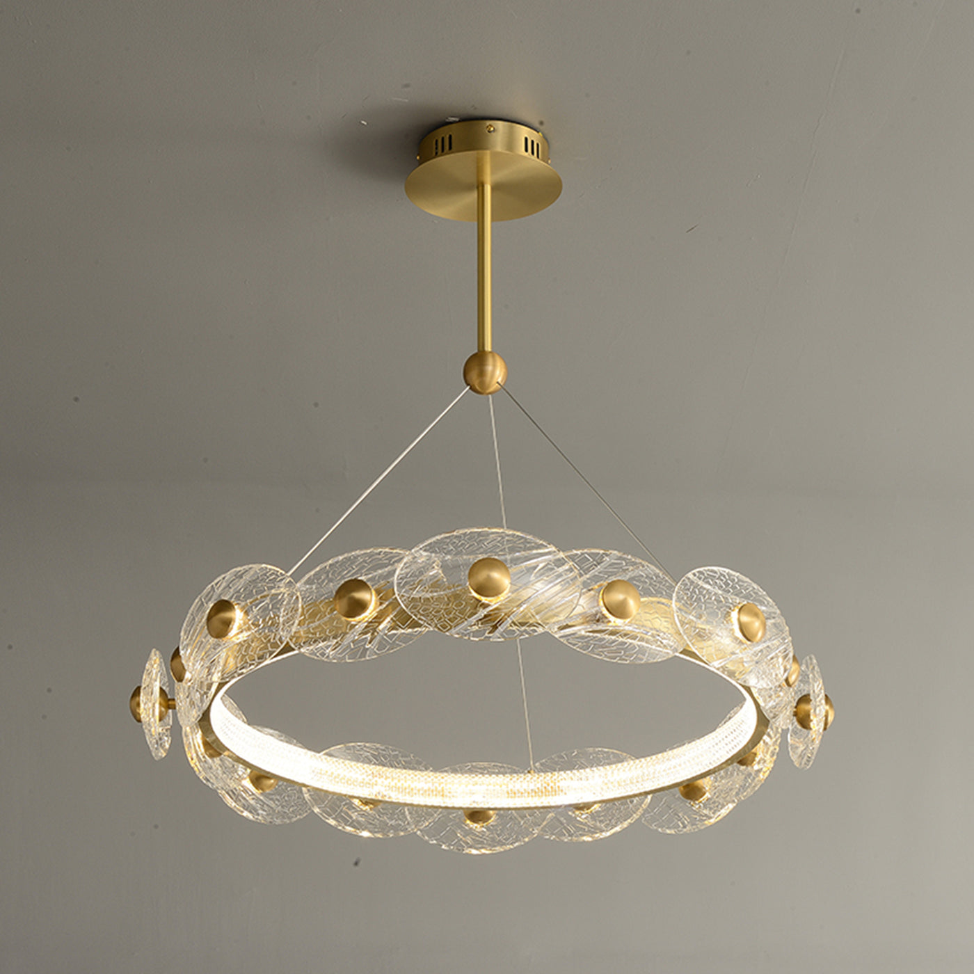 Creative petal ring chandelier