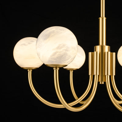 Modern marble chandelier