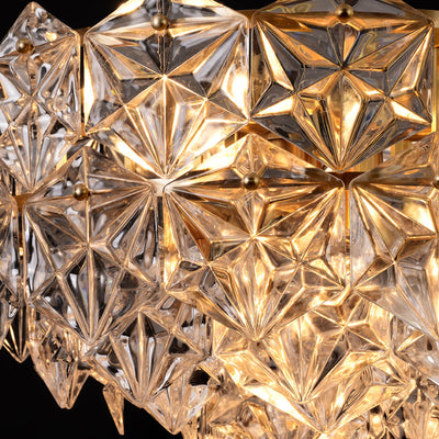 Diamond Mordern style Round crystal glass chandelier D20"