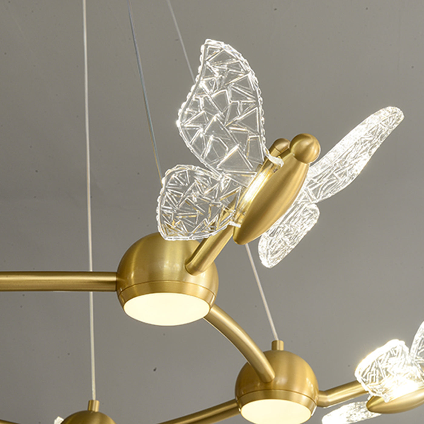 Modern Multi butterfly chandelier