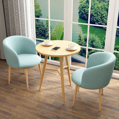 Multi-color solid wood dining combination