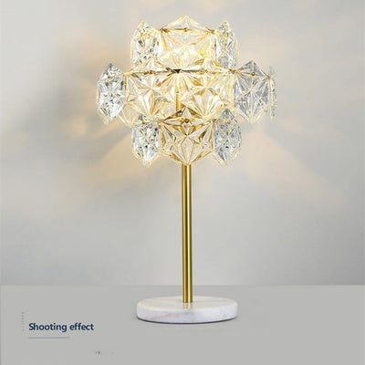 Postmodern transparent crystal lamp