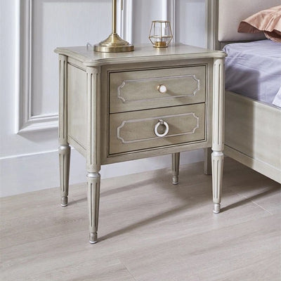 Solid wood bedside cabinet