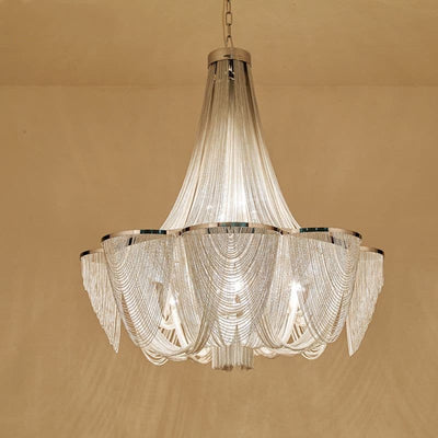 Aluminum Chain Chandelier