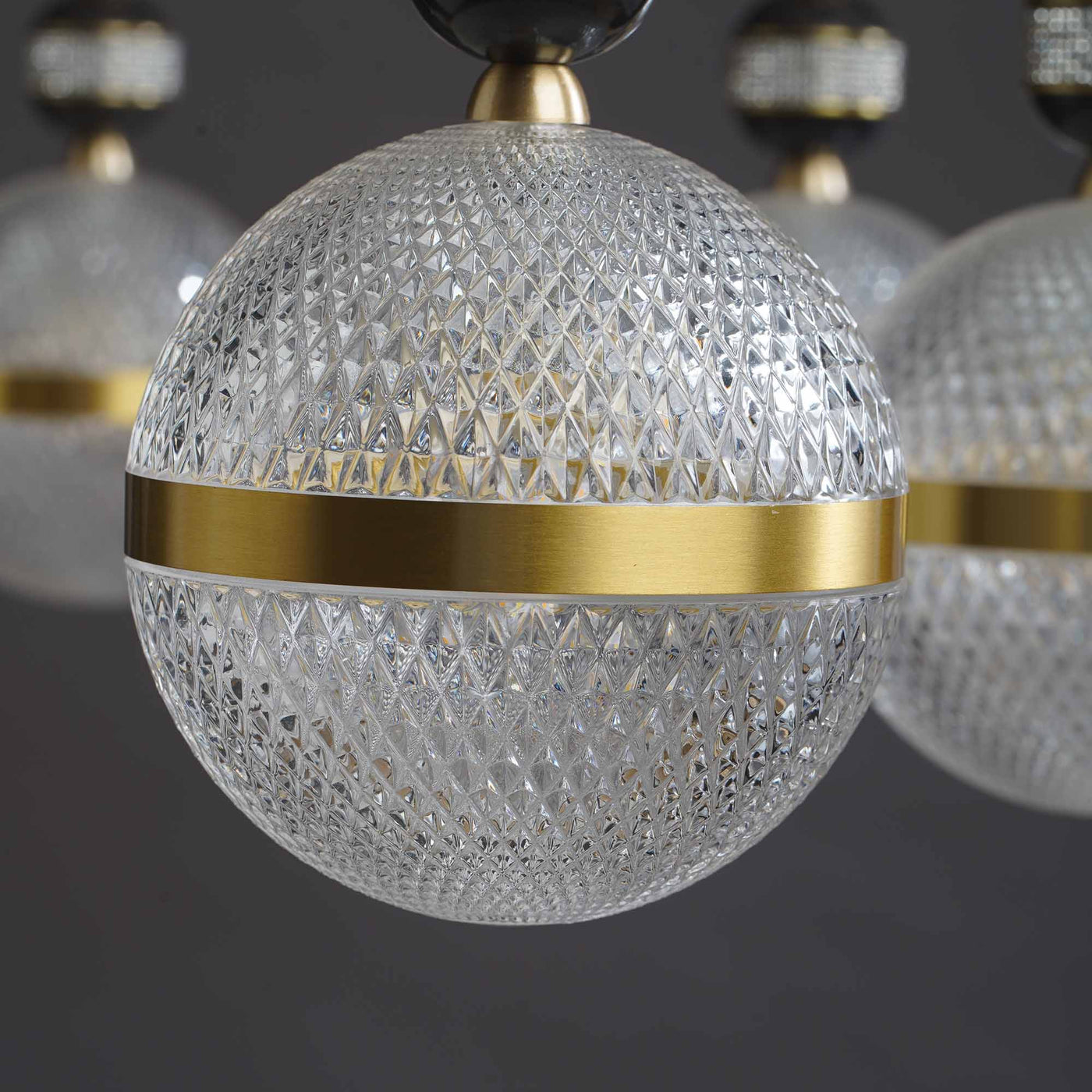 Creative black rectangle chandelier