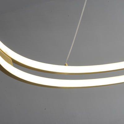 Creative simple ring chandelier