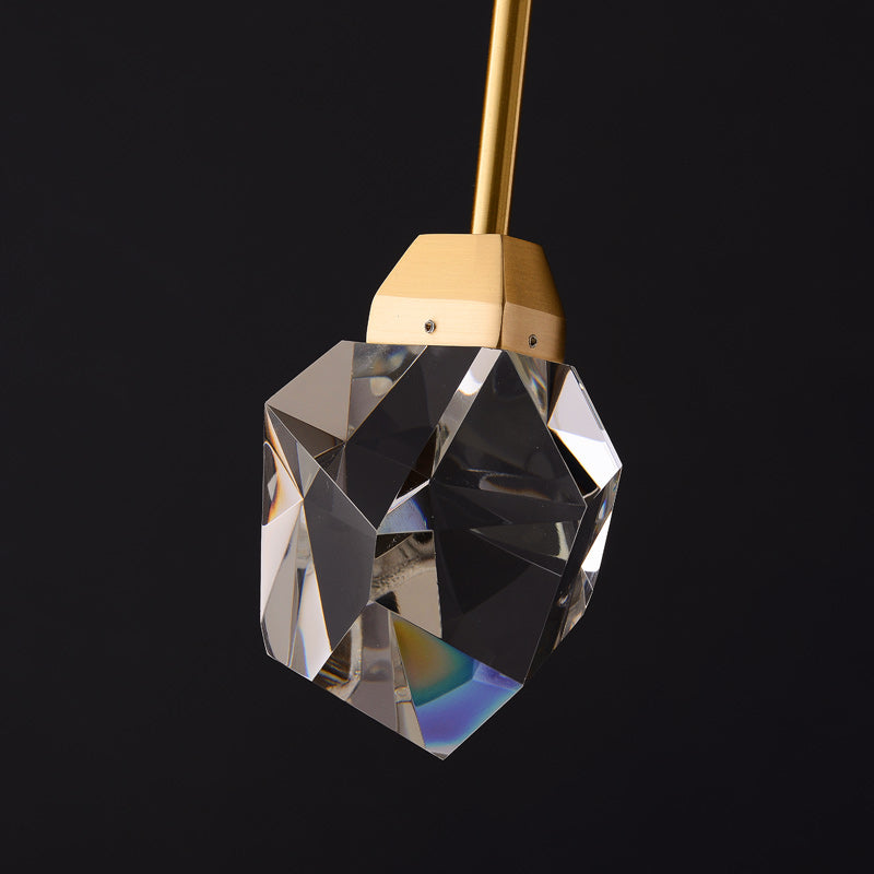 Rectangle Crystal Diamond Chandelier