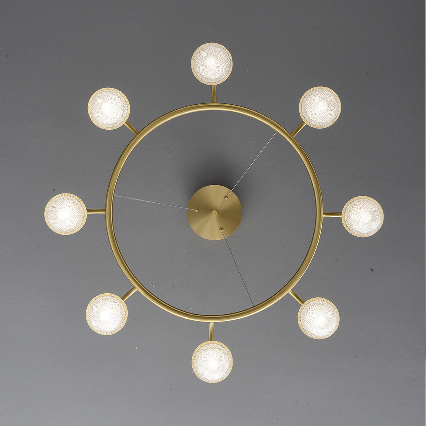 Modern creative apple ring chandelier