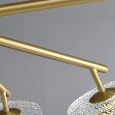 Creative disc chandelier
