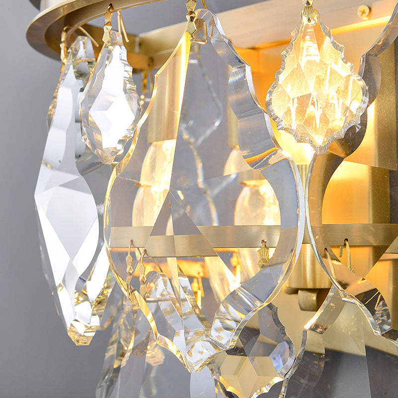 Crystal Fragment Wall Sconce