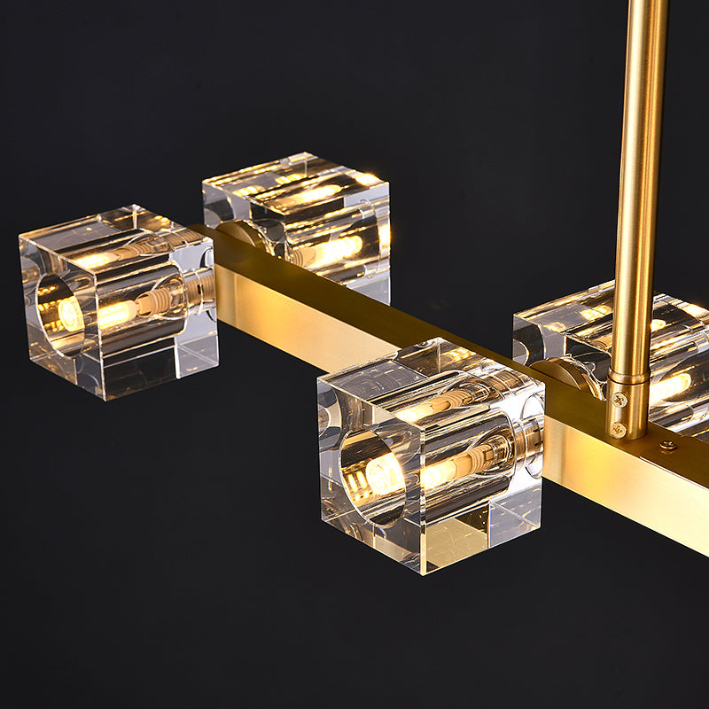 Symmetry Cube Crystal Chandelier