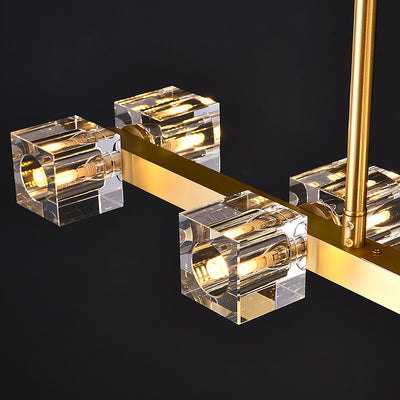 Symmetry Cube Crystal Chandelier