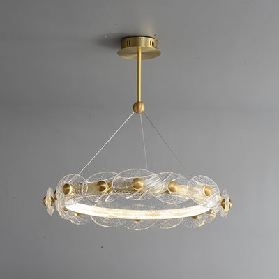 Creative petal ring chandelier
