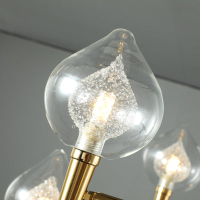 Black and gold modern chandelier