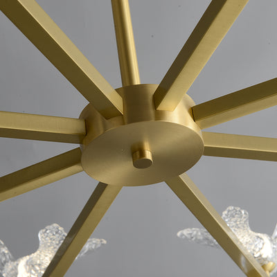 Multi birds chandelier