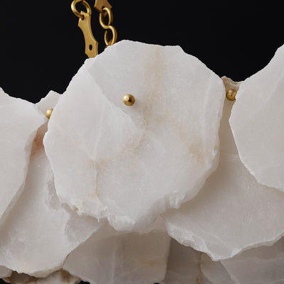 Marble Snowflake Chandelier