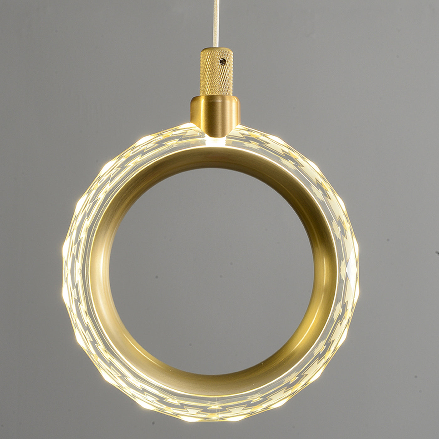 Creative rectangle ring chandelier