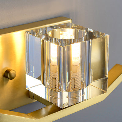 Ice Cubes Crystal Wall Sconce