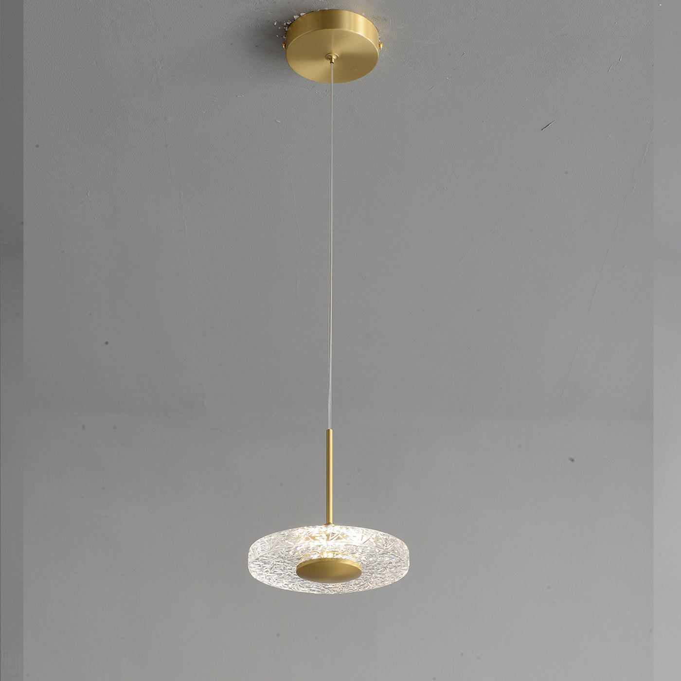 Creative disc chandelier