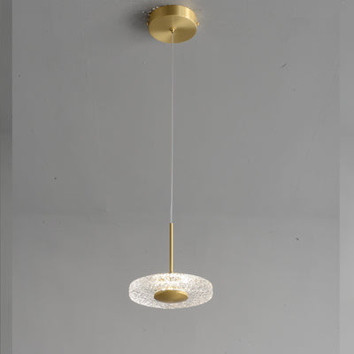 Creative disc chandelier